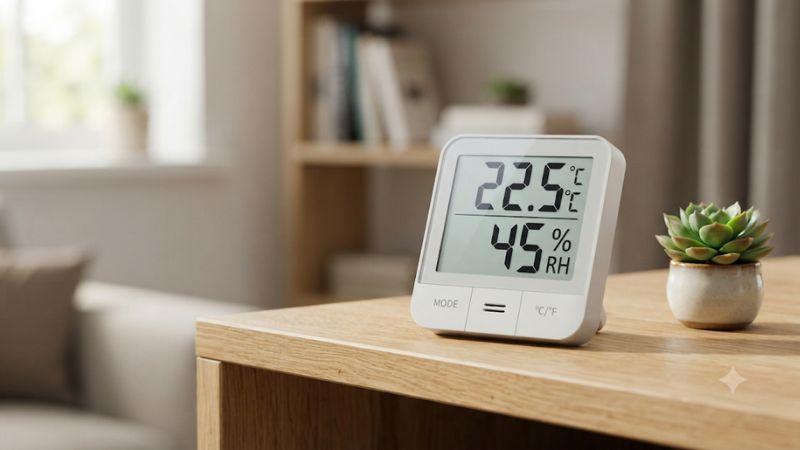 Hygrometer mit thermometer