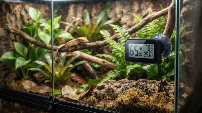 Hygrometer reptile