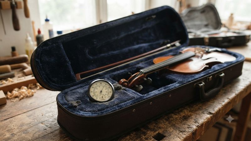 Hygrometer Violin Case