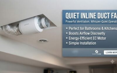 Inline duct fan quiet: Efficient and silent air motion