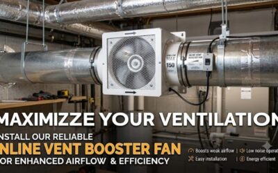 Inline Vent Booster Fan for Efficient Airflow Solutions