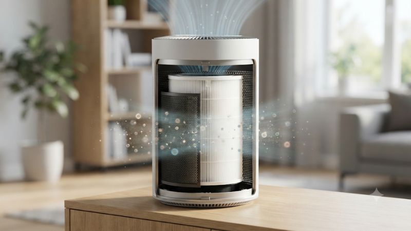 Levoit air purifier filtration