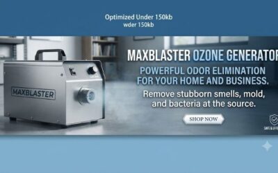 Maxblaster ozone generator review for home air cleaning