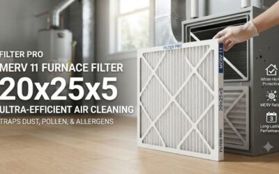 Merv 11 furnace filter 20x25x5: Superior air quality