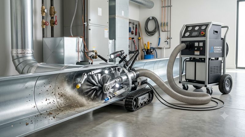 Modernistic duct cleaning