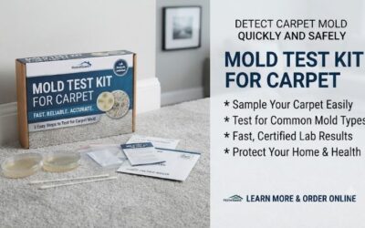 Mold test kit for carpet: Detect hidden fungal growth