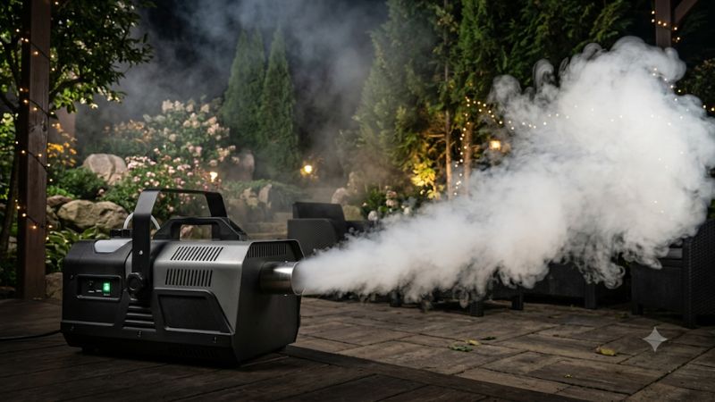 Outdoor fog machine