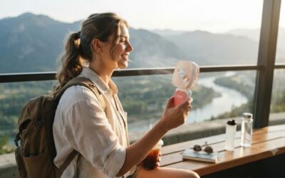 Portable travel fan: Compact Cooling for Every Journey