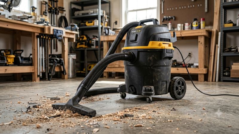 Powerful shop vac