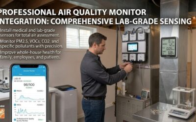 Professional air quality monitor: Advanced sensor tech