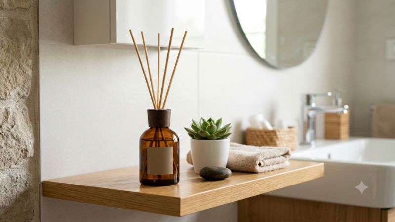 Reed diffuser for bathroom