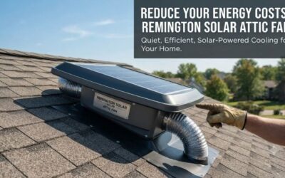 Remington solar attic fan: Durable Cooling Performance