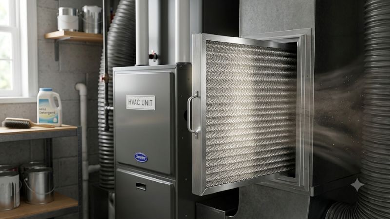 Reusable furnace filter