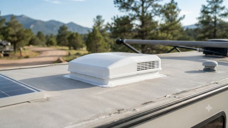 RV air vent cover