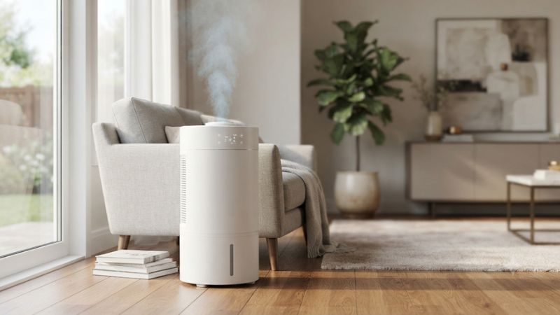 Stand alone whole house humidifier
