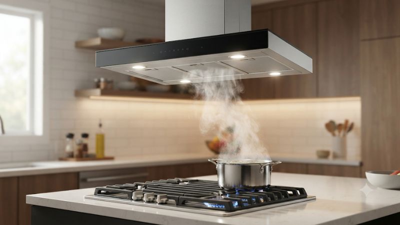 Stove exhaust fan