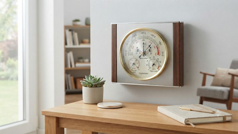 Thermo hygrometer barometer