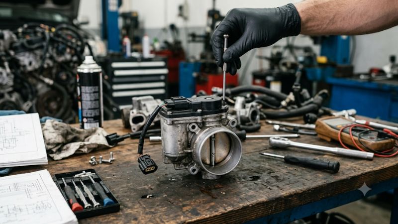Throttle position sensor repair
