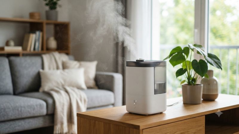 Ultrasonic cold mist humidifier