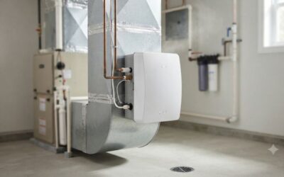 Whole house fan powered humidifier: Perfect Upgrade