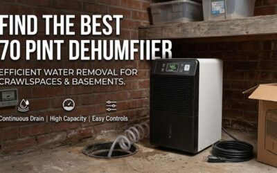 Best 70 Pint Dehumidifier: High-Capacity Moisture Units