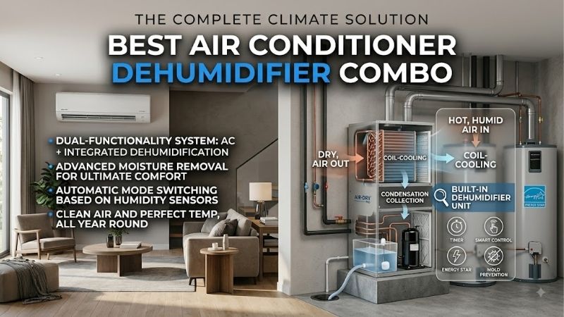 8 Best air conditioner dehumidifier combos: Dual Units 8 Best air conditioner dehumidifier combos: Dual Units