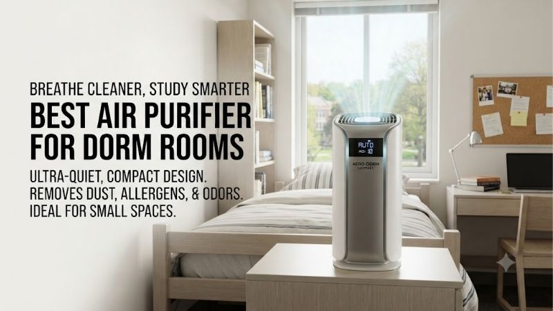5 Best Air Purifiers For Dorm Rooms To Clear Air