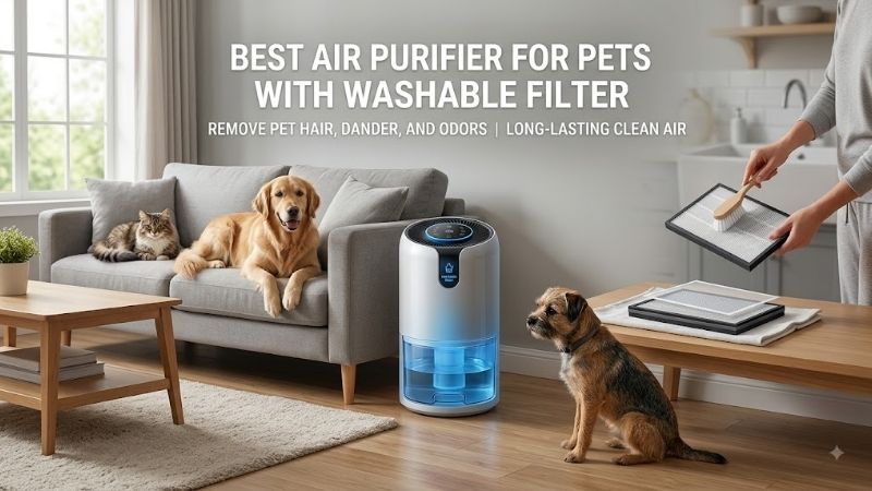 8 Best air purifiers for pets with washable filter: Pet care