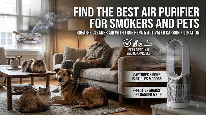 8 Best Air Purifiers for Smokers and Pets: Top Dual Units 8 Best Air Purifiers for Smokers and Pets: Top Dual Units