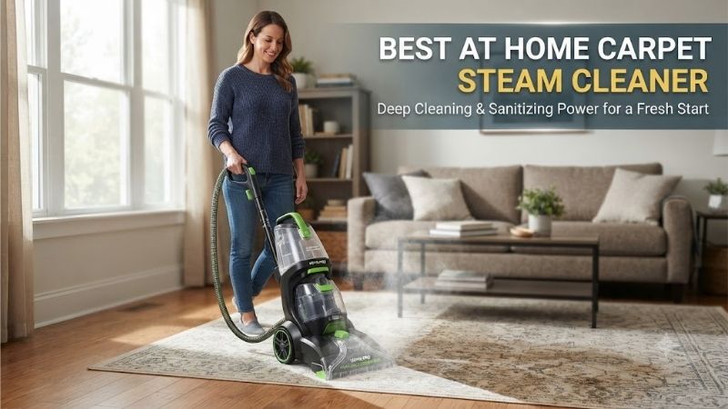 5 Best At Home Carpet Steam Cleaners: Top Choices