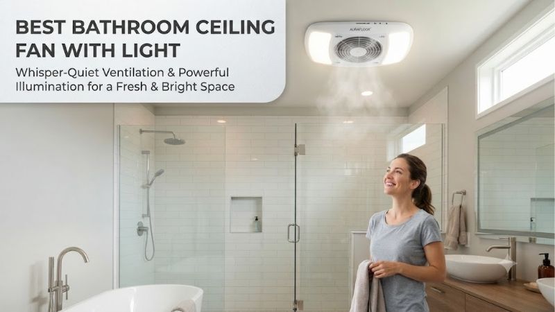 5 Best Bathroom Ceiling Fans With Light: Top Exhaust 2026