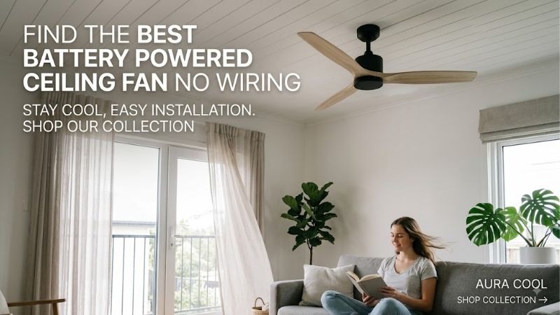 8 Best Battery Powered Ceiling Fan No Wirings: Top Models