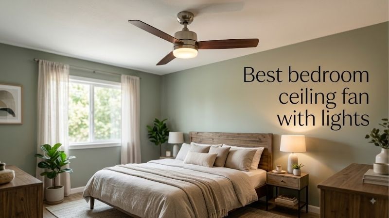 5 Best Bedroom Ceiling Fans With Lights: Ultimate Guide