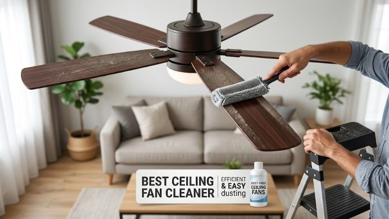 8 Best Ceiling Fan Cleaners: Top Tools for Easy Dusting