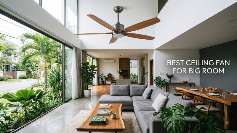 8 Best ceiling fans for big room: Elite Airflow Units