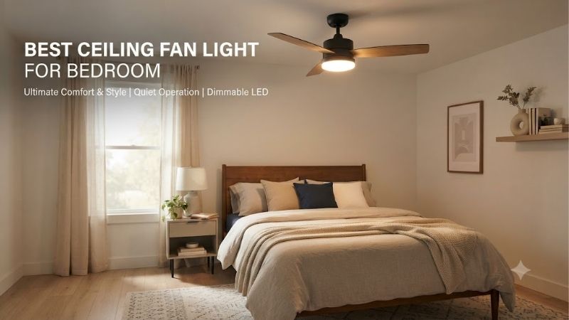 5 Best Ceiling Fan Lights for Bedroom: Top Stylish Options