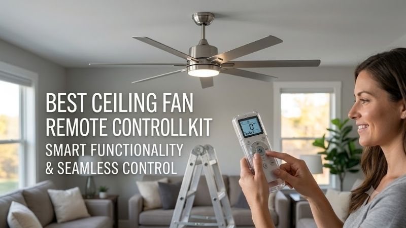 8 Best ceiling fan remote control kits: Top smart solutions