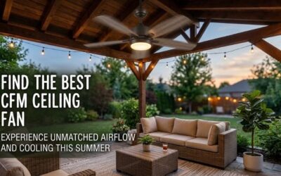 8 Best CFM Ceiling Fans: Top High-Airflow Cooling Models