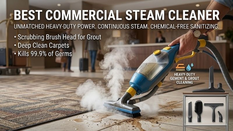 8 Best commercial steam cleaners: Heavy-duty power choices 8 Best commercial steam cleaners: Heavy-duty power choices
