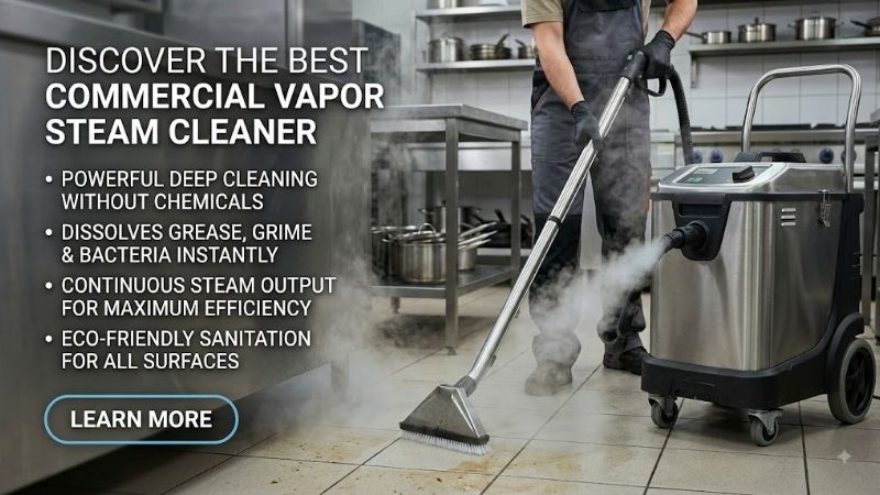 8 Best commercial vapor steam cleaners: High heat power