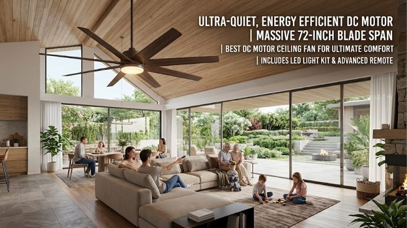 8 Best dc motor ceiling fans: Top Energy Efficient Units