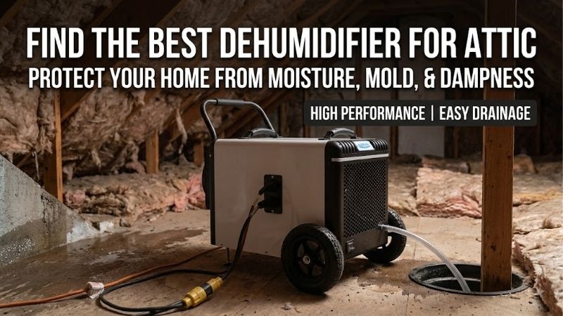 8 Best Dehumidifiers for Attic: Top Models for Humidity