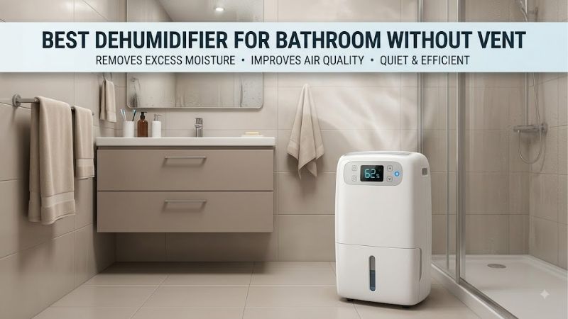 Best dehumidifier for bathroom without vent: Top 2026 picks