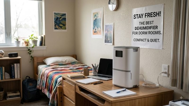 8 Best dehumidifiers for dorm rooms: Top quiet & compacts