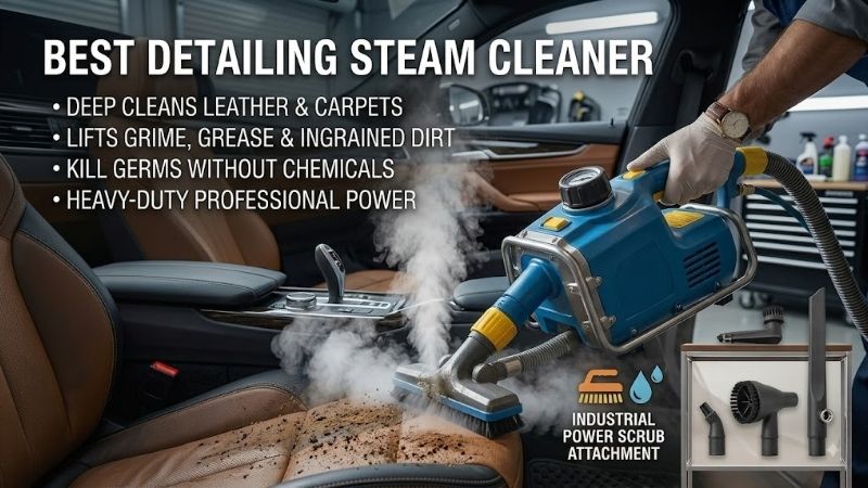 8 Best detailing steam cleaners: Expert choices for cars