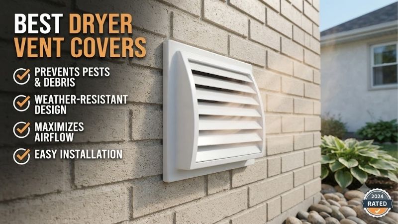 8 Best Dryer Vent Covers For Safe Lint Exhaust Flow