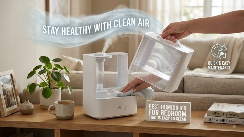 8 Best humidifiers for bedroom: Easy to clean models
