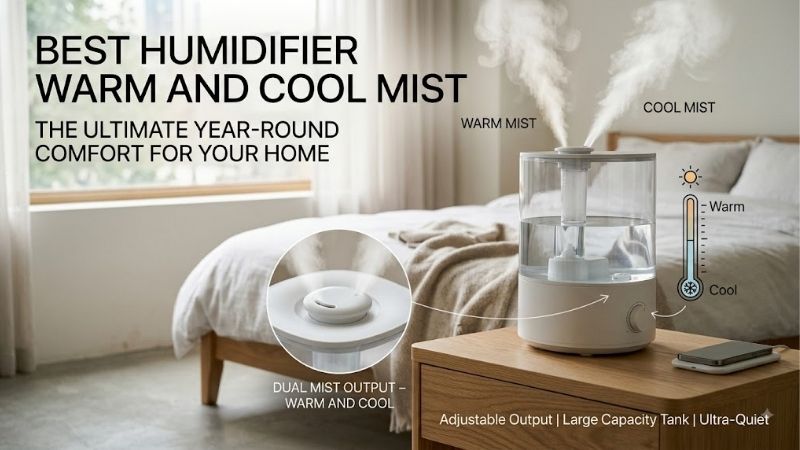 8 Best Humidifier Warm and Cool Mists: Quiet Air Units
