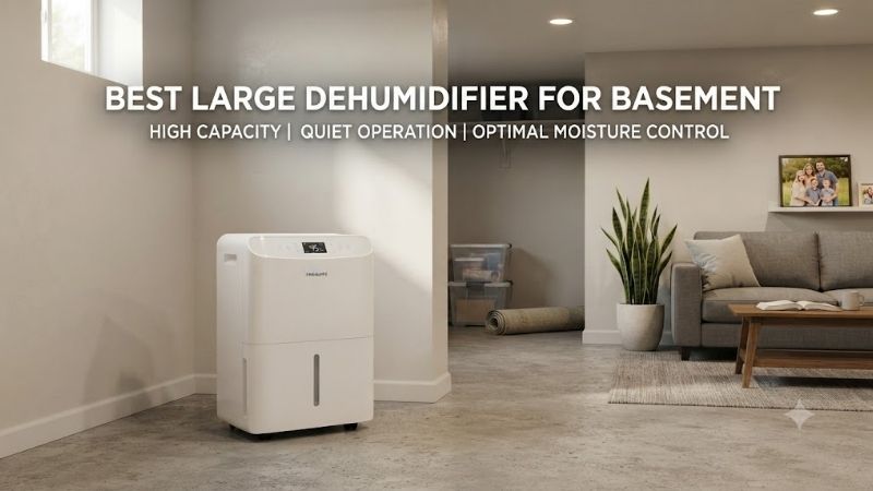 8 Best large dehumidifiers for basement: High capacity picks