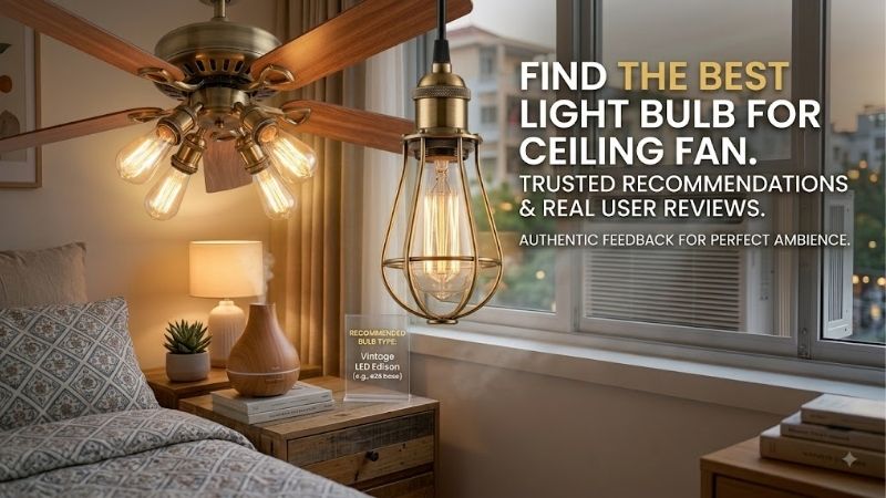 8 Best light bulbs for ceiling fan: Top radiant choices